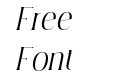Simply Conception Light Italic Simply Conception Light Italic