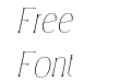 Simply Conception Thin Italic Simply Conception Thin Italic