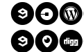 Social Media Circled Social Media Circled