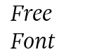Sole Serif Titling Subhead Light Italic Sole Serif Titling Subhead Light Italic