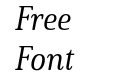Solitas Serif Cond Regular It Solitas Serif Cond Regular It