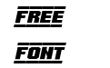 Speed Racing Italic Speed Racing Italic