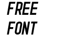 Standaris Bold Italic Standaris Bold Italic