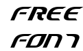 Starfighter Cadet Italic Starfighter Cadet Italic