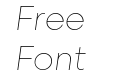 Steradian Thin Italic Steradian Thin Italic