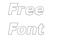 Stovia Outline Black Italic Stovia Outline Black Italic