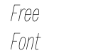 Sundry Condensed W05 Thin It Sundry Condensed W05 Thin It