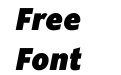 Supra W03 Black Condensed Italic Supra W03 Black Condensed Italic