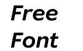 Supra W03 Medium Italic Supra W03 Medium Italic