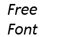 Supra W03 Normal Rounded Italic Supra W03 Normal Rounded Italic