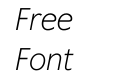 Supra W03 X Light Mezzo Italic Supra W03 X Light Mezzo Italic