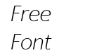 Supra W03 X Light Rounded Italic Supra W03 X Light Rounded Italic