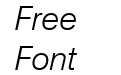 Swis721 Lt BT Light Italic Swis721 Lt BT Light Italic