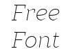 TT Bells Trial Thin Italic TT Bells Trial Thin Italic