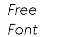 TT Chocolates Trial Light Italic