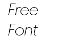 TT Fors Display Trl Extra Light Italic TT Fors Display Trl Extra Light Italic