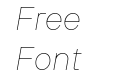 TT Hoves Pro Trial Hairline Italic TT Hoves Pro Trial Hairline Italic