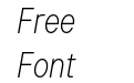 TT Hoves Pro Trl Cnd Extra Light Italic TT Hoves Pro Trl Cnd Extra Light Italic