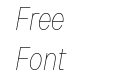 TT Hoves Pro Trl Cnd Hairline Italic TT Hoves Pro Trl Cnd Hairline Italic