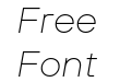 TT Hoves Pro Trl Expanded Thin Italic TT Hoves Pro Trl Expanded Thin Italic