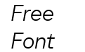 TT Neoris Trial Light Italic TT Neoris Trial Light Italic