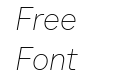 TT Neoris Trial Thin Italic TT Neoris Trial Thin Italic