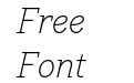 TT Rationalist Extra Light Italic TT Rationalist Extra Light Italic