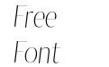 Tabac Big Glam Thin Italic Tabac Big Glam Thin Italic