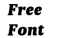 Tasman Black Italic Tasman Black Italic