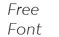 Tellumo Thin Italic Tellumo Thin Italic
