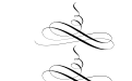 The Moritza Script Ornament The Moritza Script Ornament