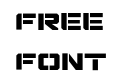 Thedus Stencil Wide Regular