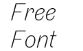 Touvlo Extra Light Italic Touvlo Extra Light Italic