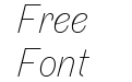 Touvlo Thin Italic
