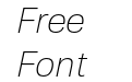 Trada Sans Extra Light It Trada Sans Extra Light It