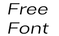 Trivia Gothic E2 Semi exp Light Italic Trivia Gothic E2 Semi exp Light Italic