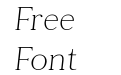 Tugano Light Ultra Italic Tugano Light Ultra Italic