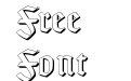 Typographer Gotisch Schatten Typographer Gotisch Schatten