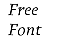 Tzimmes Regular Italic Tzimmes Regular Italic