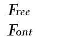 UVN Thang Gieng Italic UVN Thang Gieng Italic