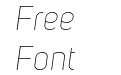 Uni Sans Trial Thin Italic Uni Sans Trial Thin Italic