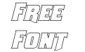 Union Gray Outline Italic Union Gray Outline Italic