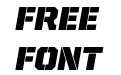 United Italic Reg Stencil United Italic Reg Stencil