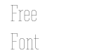 United Serif Cond Thin United Serif Cond Thin