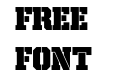 United Serif Semi Cond Stencil United Serif Semi Cond Stencil