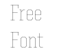 United Serif Semi Cond Thin United Serif Semi Cond Thin