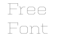 United Serif Semi Ext Thin United Serif Semi Ext Thin