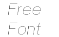 Univa Nova Hairline Italic Univa Nova Hairline Italic