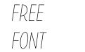Uomo Condensed Light Italic Uomo Condensed Light Italic