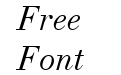 Usual New Italic Usual New Italic